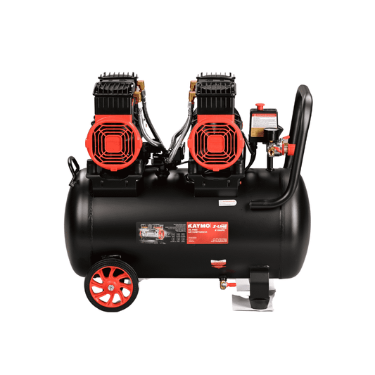 AIR COMPRESSOR KAYMO S-250FC 2HP 50LTR OILFREE-COPPER 1400 RPM - Kaymo Fastener