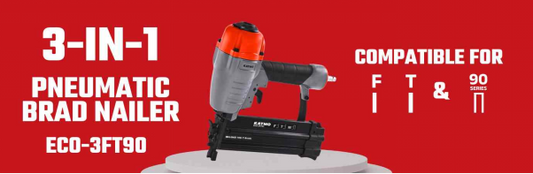 KAYMO ECO-3FT90: The Ultimate Pneumatic Brad Nailer Combi for Professionals and DIYers
