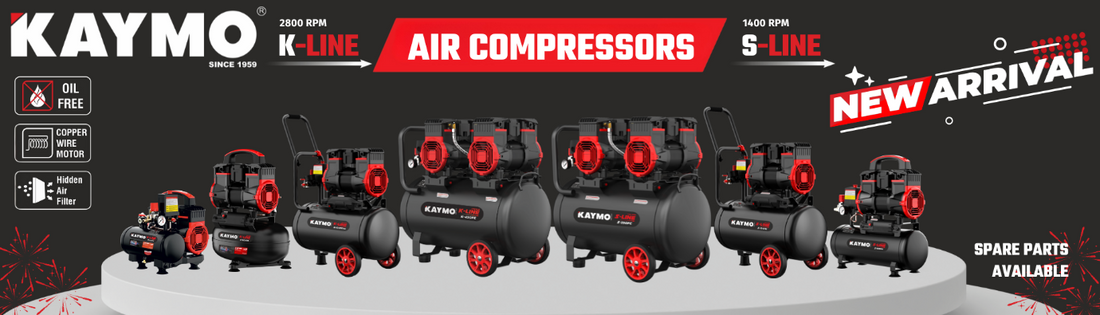 KAYMO Launches New Range of Air Compressors: K-Line and S-Line