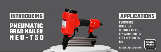 KAYMO NEO-T50: The Best Pneumatic Brad Nailer in the Market Today!