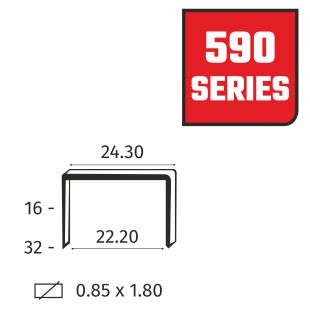 STAPLES KAYMO 590 SERIES HEAVY DUTY
