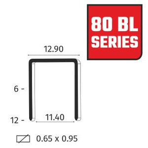 STAPLES KAYMO 80 SERIES BL