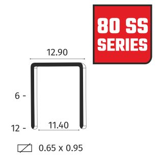 STAPLES KAYMO 80 SERIES SS