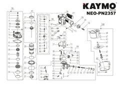 PNEUMATIC NAILER KAYMO NEO-2357