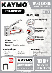 HAND TACKER KAYMO ECO-S0512
