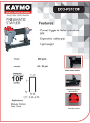 PNEUMATIC STAPLER KAYMO ECO-1013F - Kaymo Fastener Company