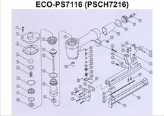 PNEUMATIC STAPLER KAYMO ECO-7116 - Kaymo Fastener Company