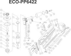 PNEUMATIC PINNER KAYMO ECO-PP6422 - Kaymo Fastener Company