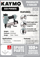 PNEUMATIC V NAILER KAYMO ECO-1015