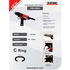 PNEUMATIC HOG RINGER KAYMO PRO-HR24 - Kaymo Fastener Company
