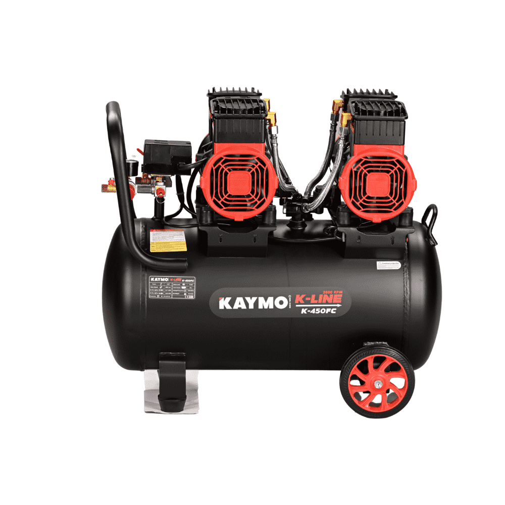 AIR COMPRESSOR KAYMO K-450FC 4HP 50LTR OILFREE-COPPER 2800 RPM - Kaymo Fastener