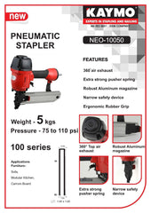 PNEUMATIC STAPLER KAYMO NEO-PS10050 - Kaymo Fastener Company