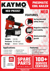 PNEUMATIC NAILER KAYMO NEO-2357