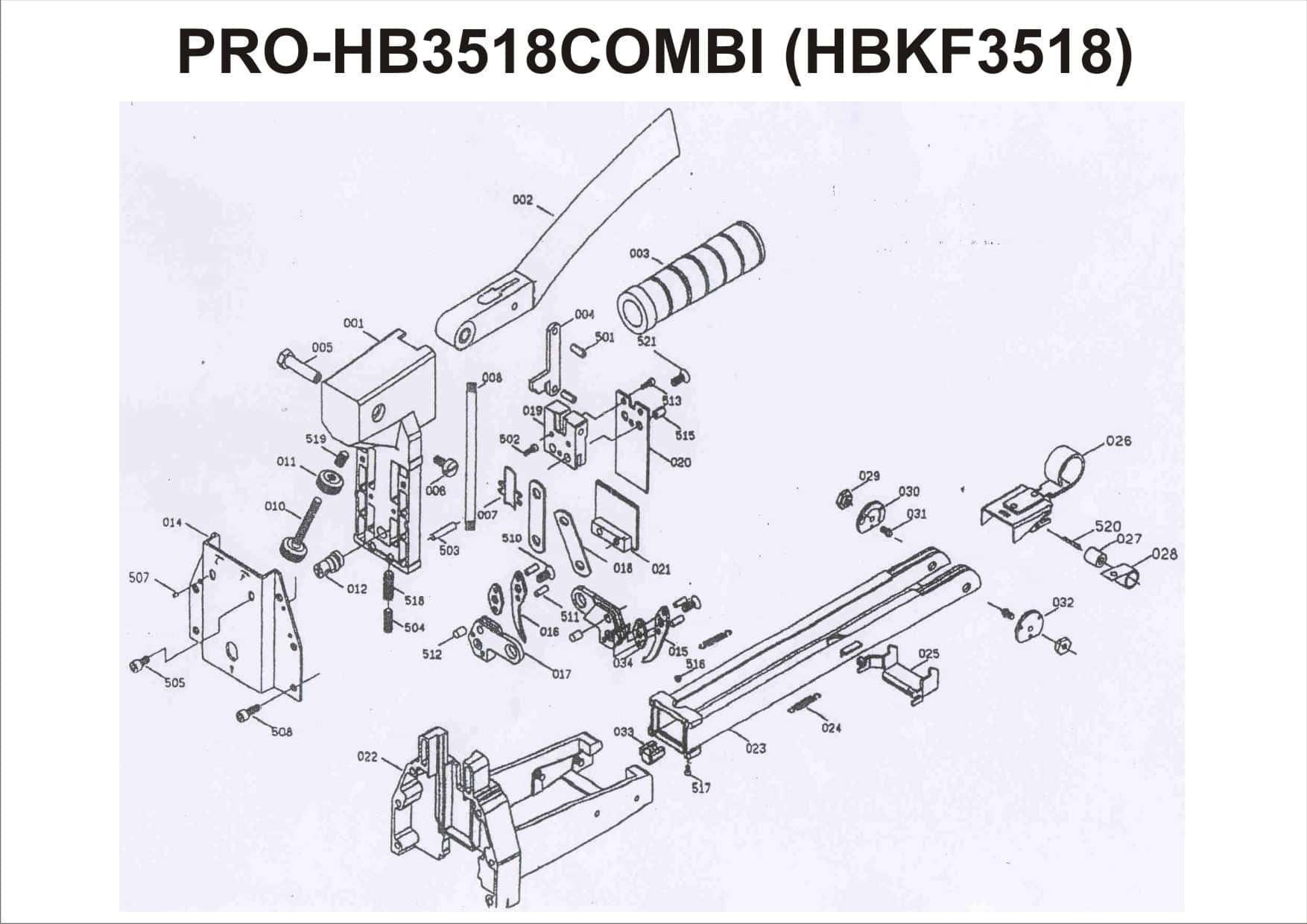 HAND BOXER KAYMO PRO-3518 COMBI 15/18 - Kaymo Fastener