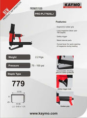 PNEUMATIC PLIER KAYMO PRO-77925 LJ LONG JAW - Kaymo Fastener Company