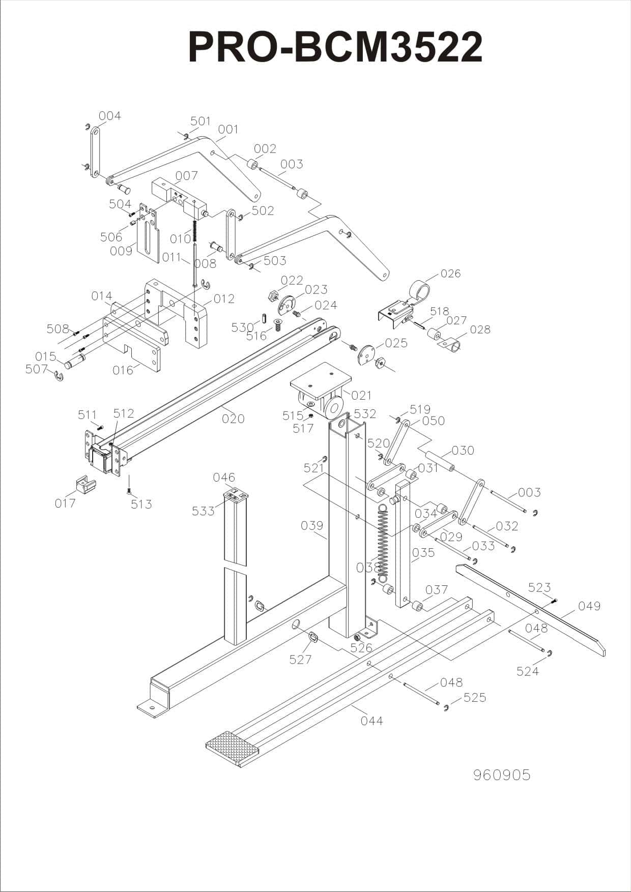 BOTTOM CLOSER MANUAL KAYMO PRO-3522 - Kaymo Fastener Company
