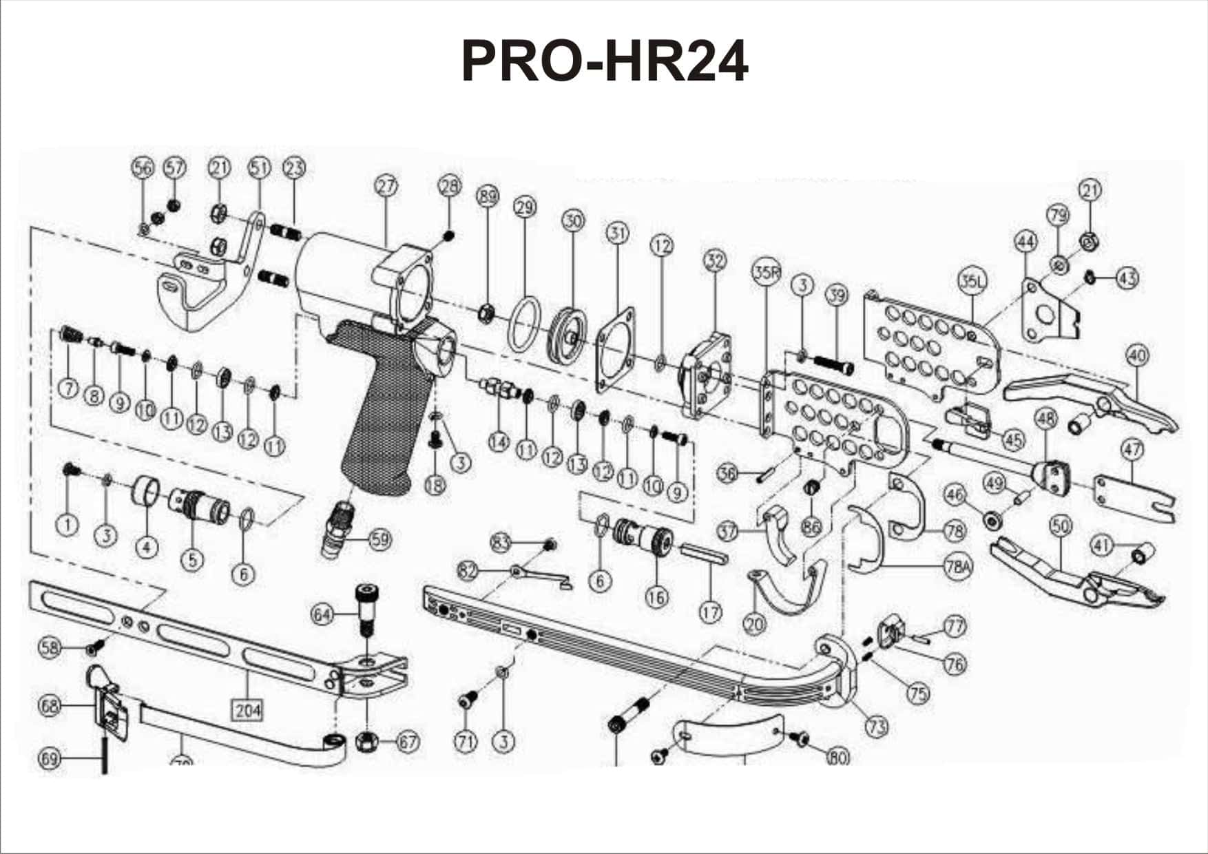 PNEUMATIC HOG RINGER KAYMO PRO-HR24 - Kaymo Fastener Company