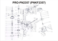 PNEUMATIC NAILER KAYMO PRO-2357 - Kaymo Fastener Company