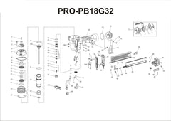 PNEUMATIC BRAD NAILER KAYMO PRO-18G32 - Kaymo Fastener Company