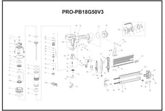 PNEUMATIC BRAD NAILER KAYMO PRO-18G50V3 - Kaymo Fastener Company