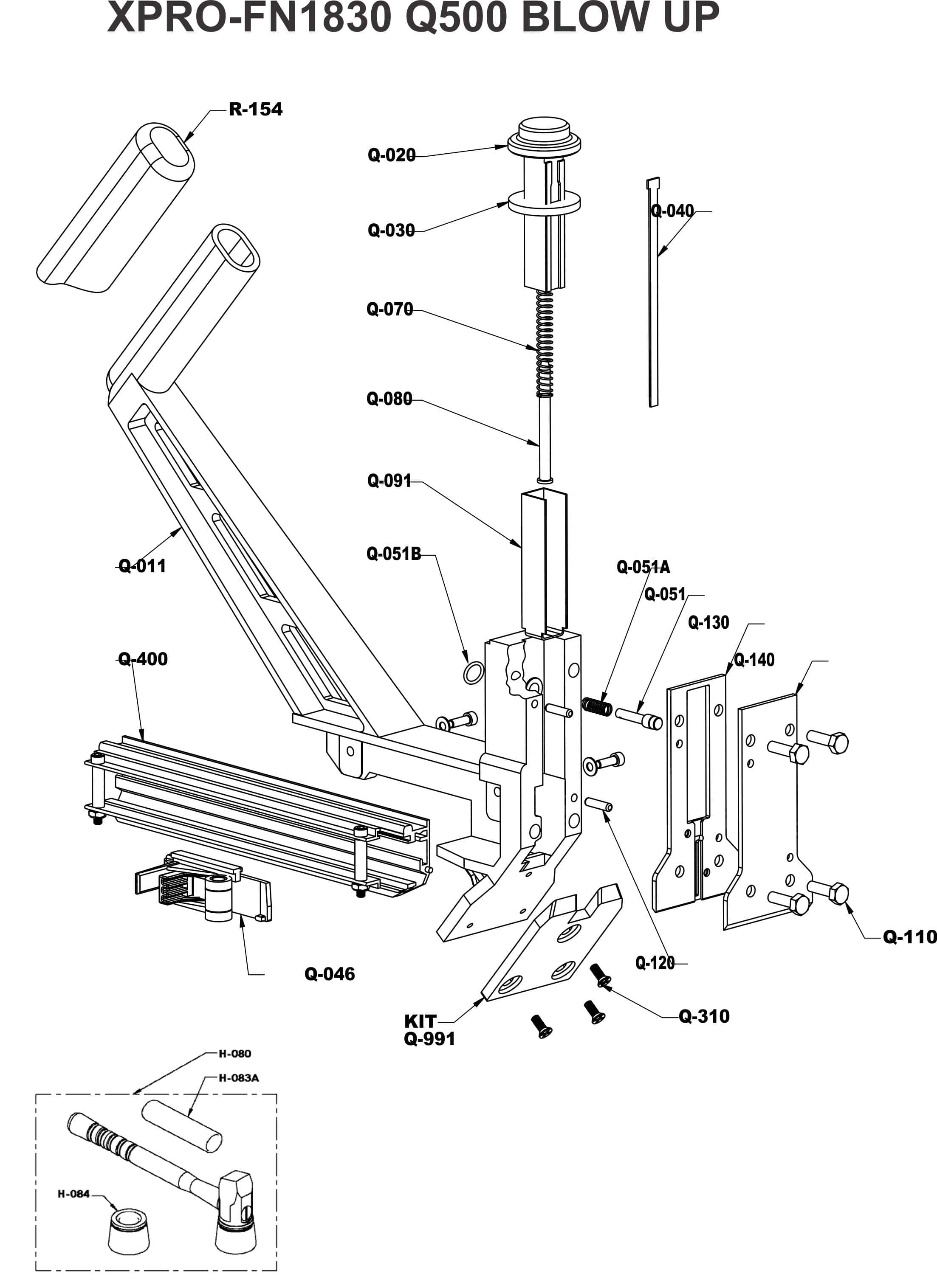 FLOORING NAILER PT MANUAL- Q500 - Kaymo Fastener Company