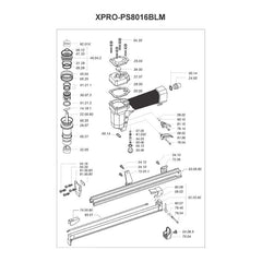 PNEUMATIC STAPLER OM  XPRO-8016 LONG MAG. - Kaymo Fastener Company